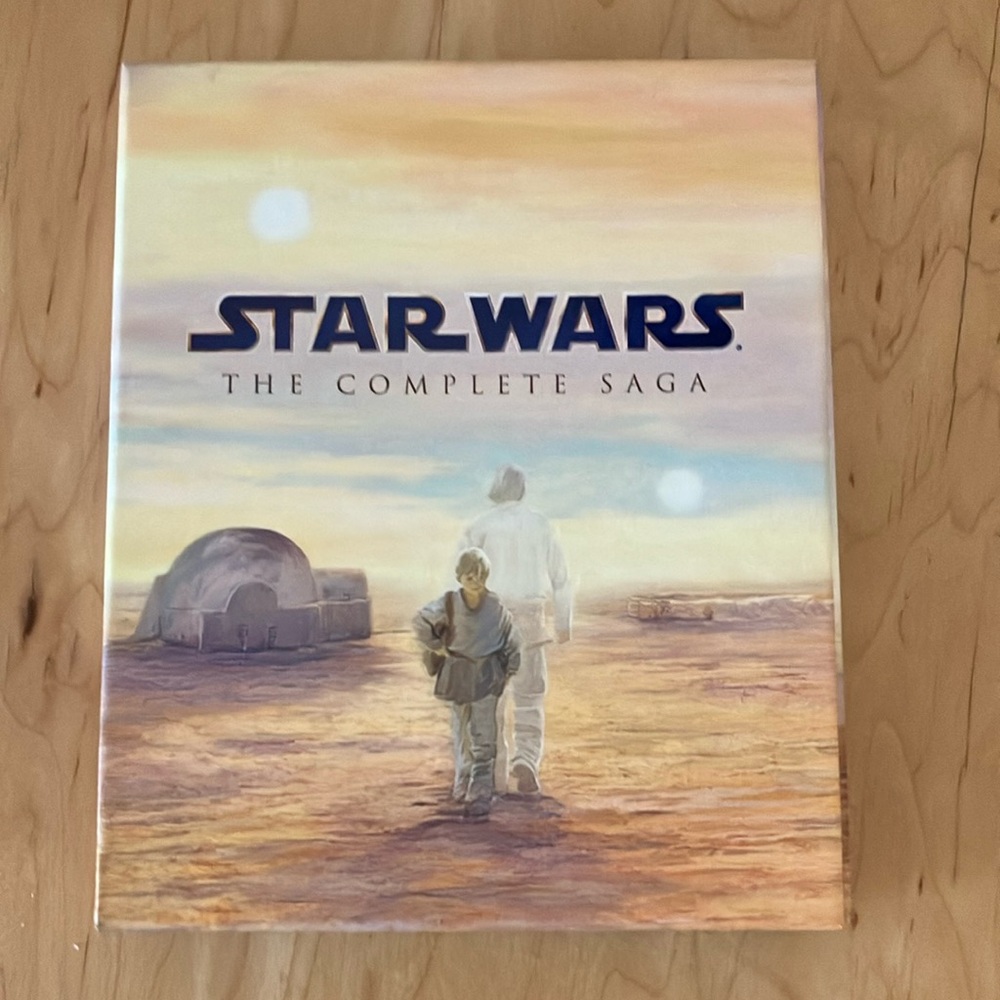 Star Wars the Complete Saga. Episodes 1-6!  A 9 Blu-ray Collection w 3 Bonus.